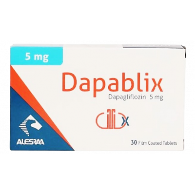 DAPABLIX 5 MG ( DAPAGLIFLOZIN ) 30 FILM-COATED TABLETS
